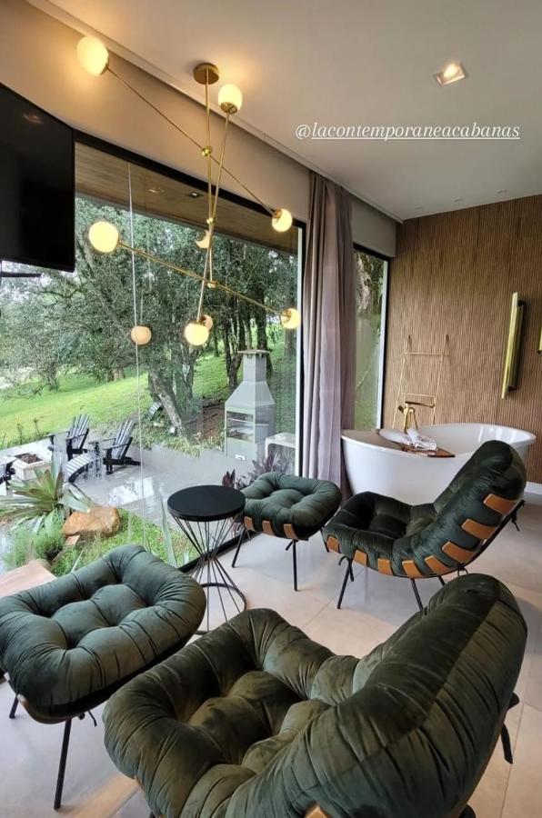 La Contemporanea Cabanas Prox A Cidade Vista Para Ponto Turistico Urubici Esterno foto