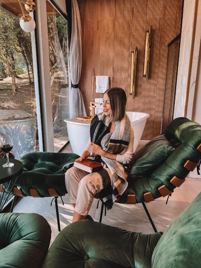 La Contemporanea Cabanas Prox A Cidade Vista Para Ponto Turistico Urubici Esterno foto